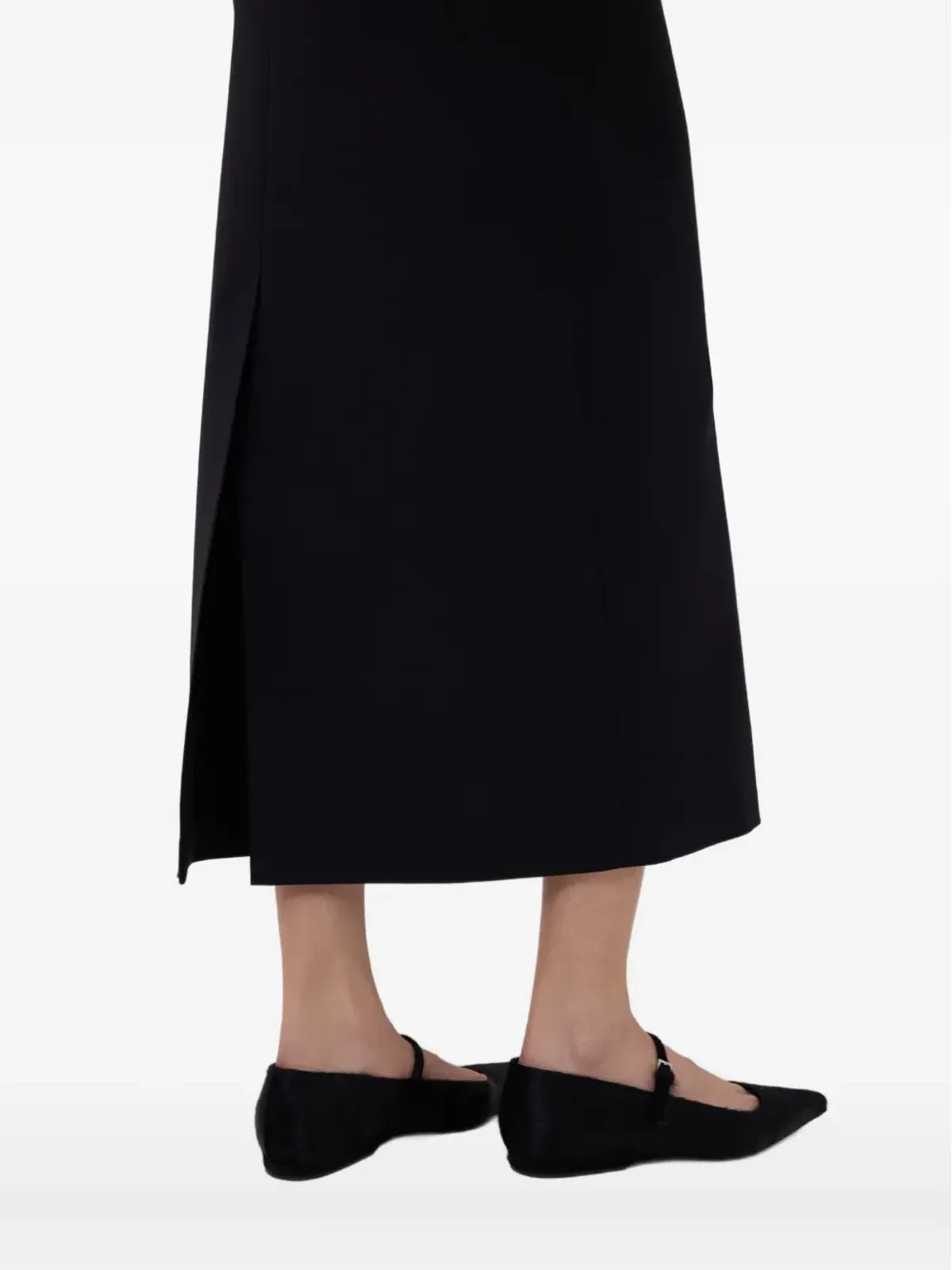 LouLou de Saison バックベント ロングストレートスカート - 画像5