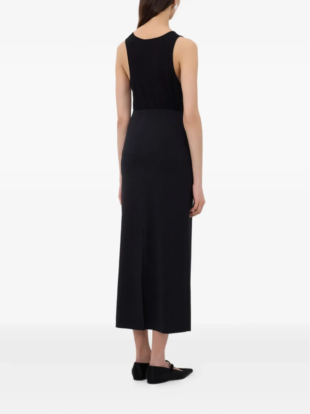 LouLou de Saison バックベント ロングストレートスカート - 画像4