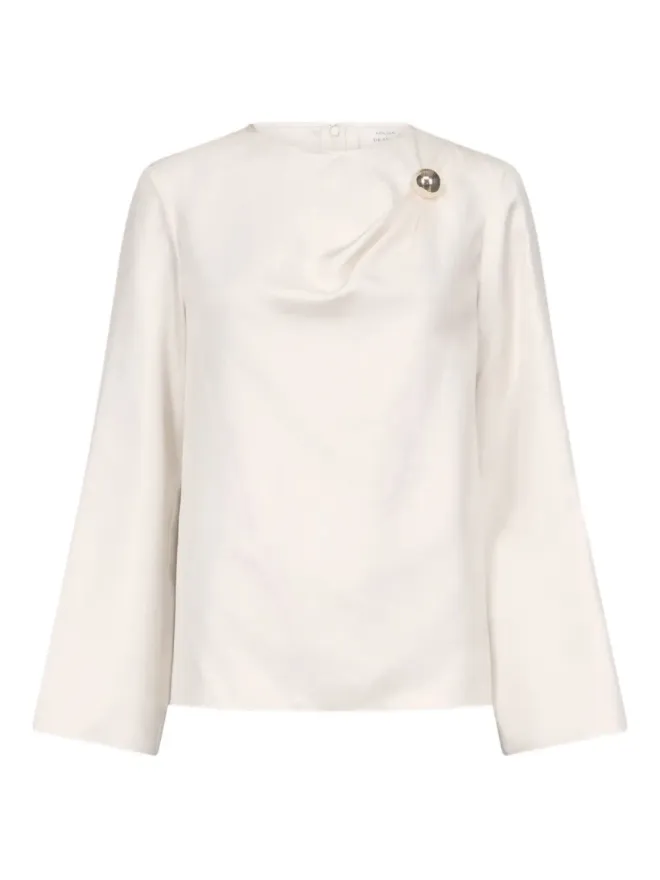 Loulou de Saison LouLou de Saison AZAE ドレープ メタリック装飾 ブラウスの商品画像