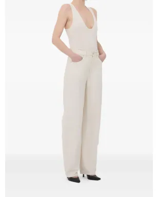 LouLou de Saison Asmar ロゴパッチデニムジーンズ - サムネイル3