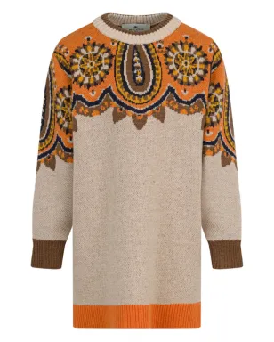 ETRO KIDS ペイズリージャカードドレス - サムネイル1
