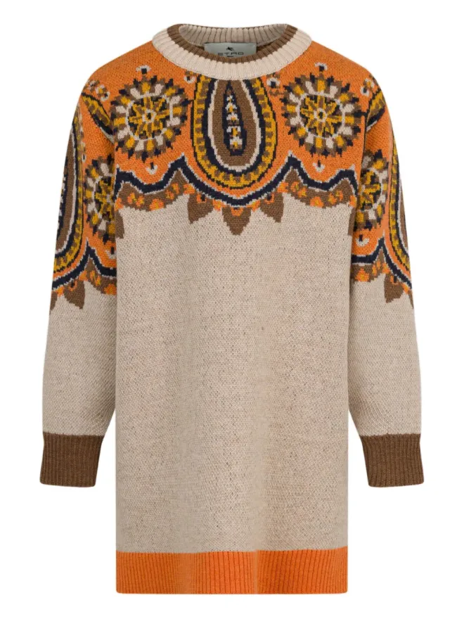 ETRO KIDS ETRO KIDS ペイズリージャカードドレスの商品画像