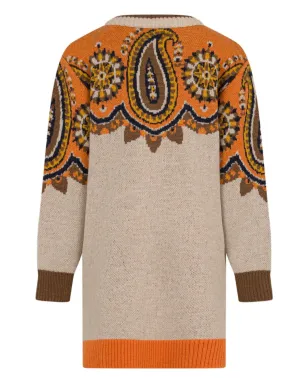 ETRO KIDS ペイズリージャカードドレス - サムネイル2
