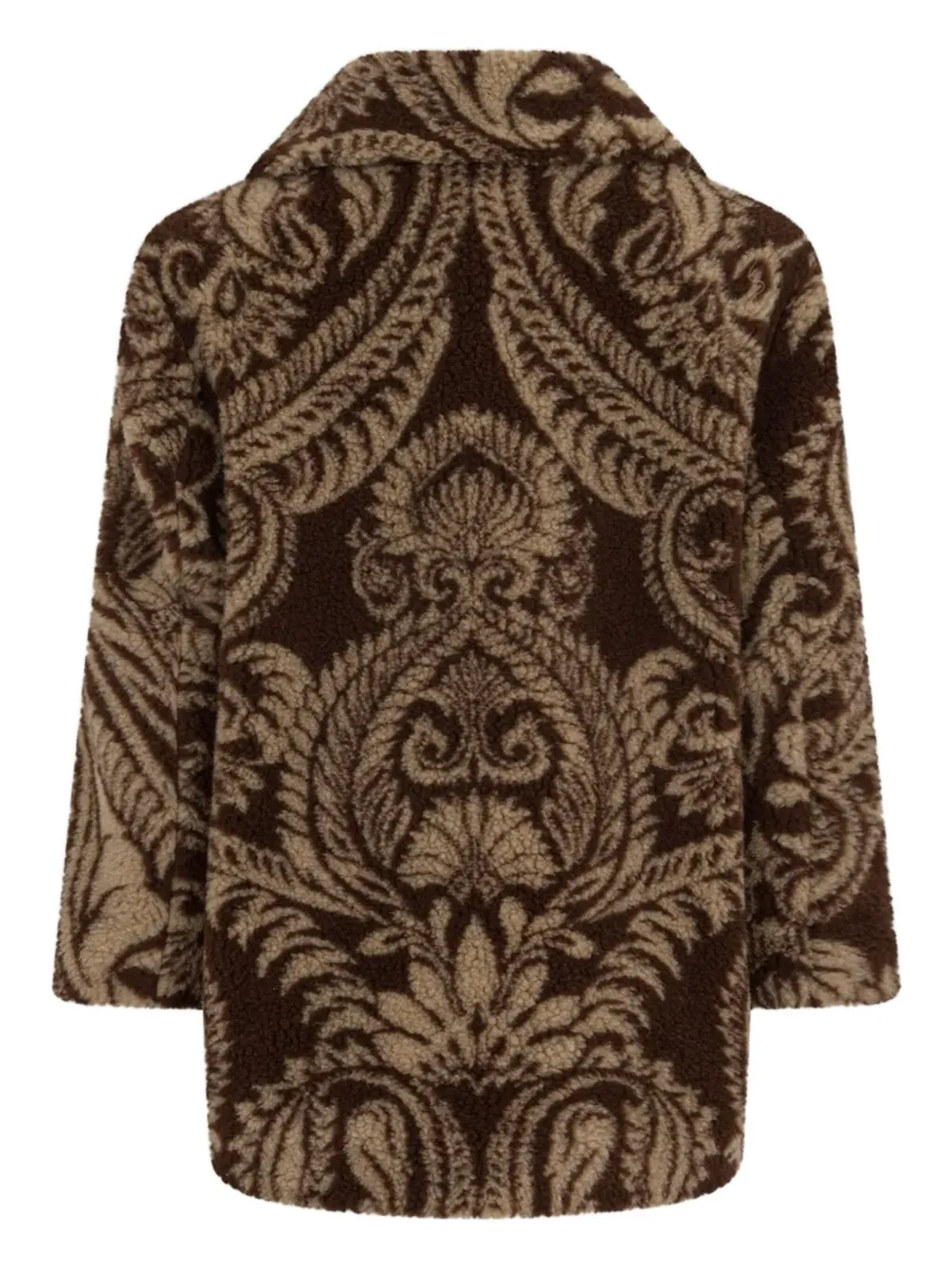ETRO KIDS ペイズリージャカード ウールコート - 画像2