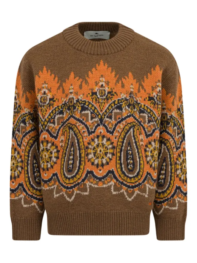 ETRO KIDS ETRO KIDS ペイズリージャカードセーターの商品画像