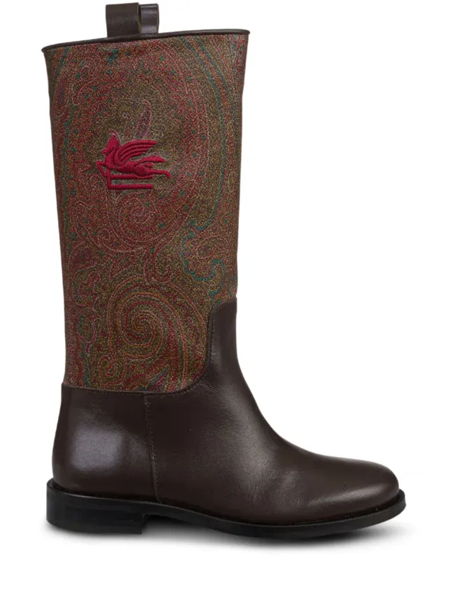 ETRO KIDS ETRO KIDS ペイズリージャカード ブーツの商品画像