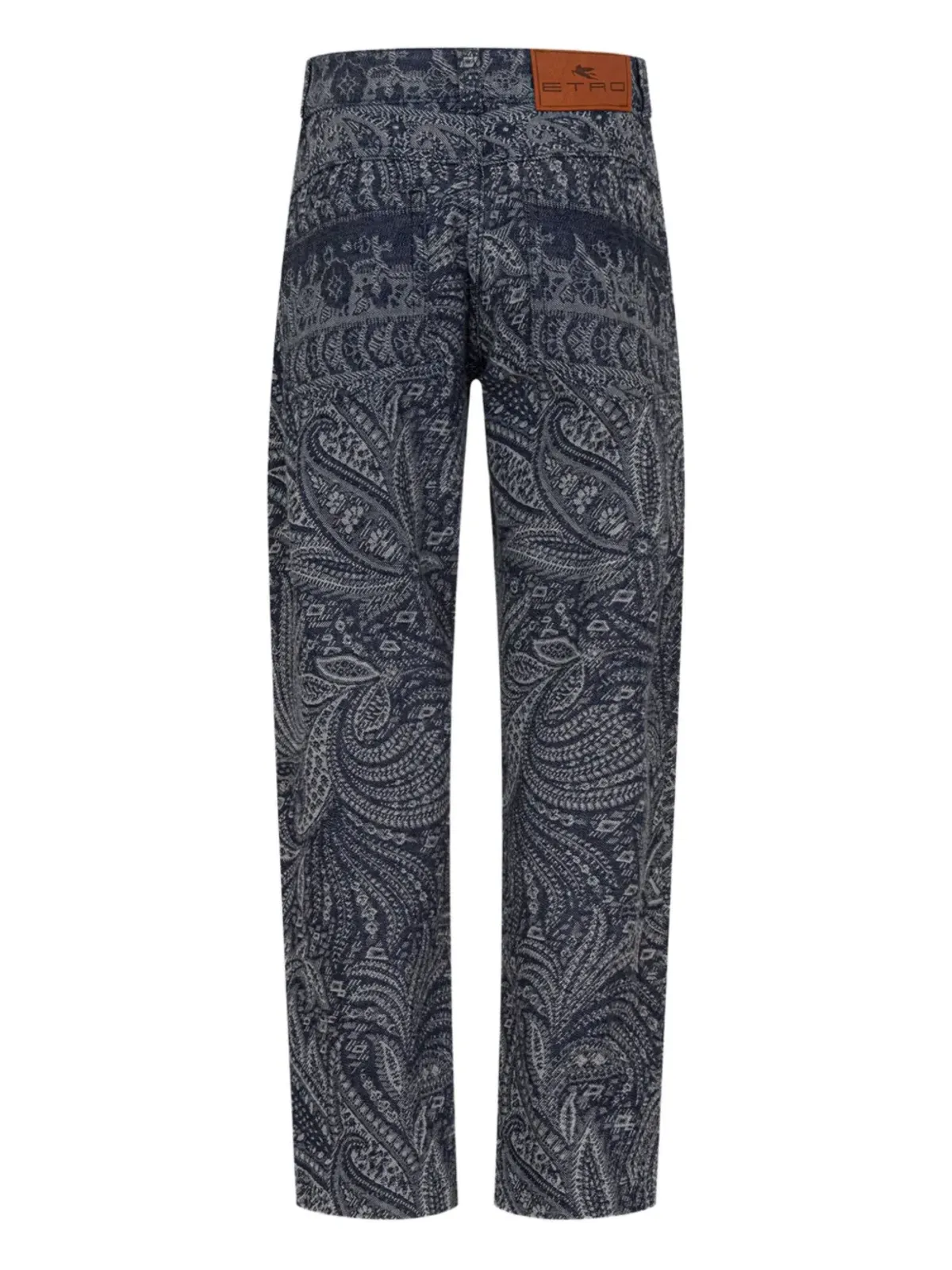 ETRO KIDS ペイズリージャカードデニムジーンズ - 画像2