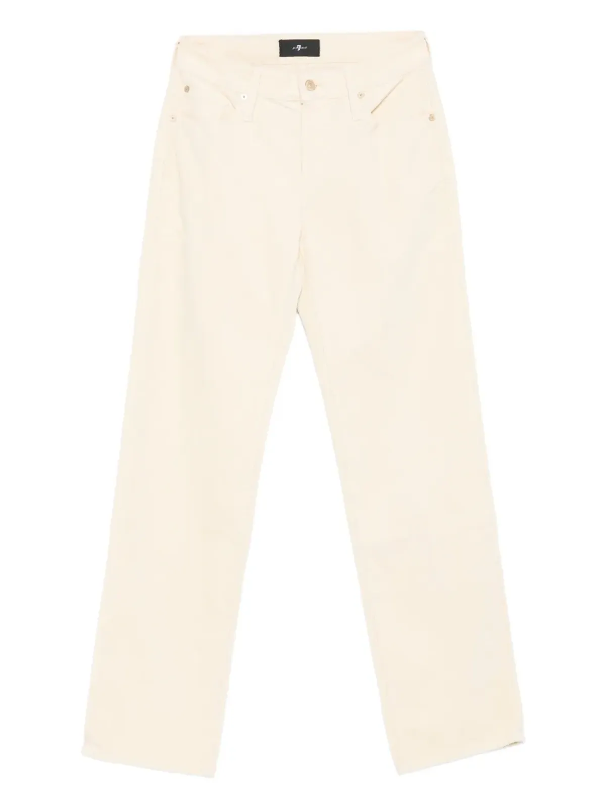 7 For All Mankind コットン-モダール混紡 ストレートパンツ - 画像1