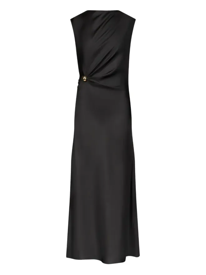 Loulou de Saison LouLou de Saison ロアン メタリック装飾付きシルクドレスの商品画像