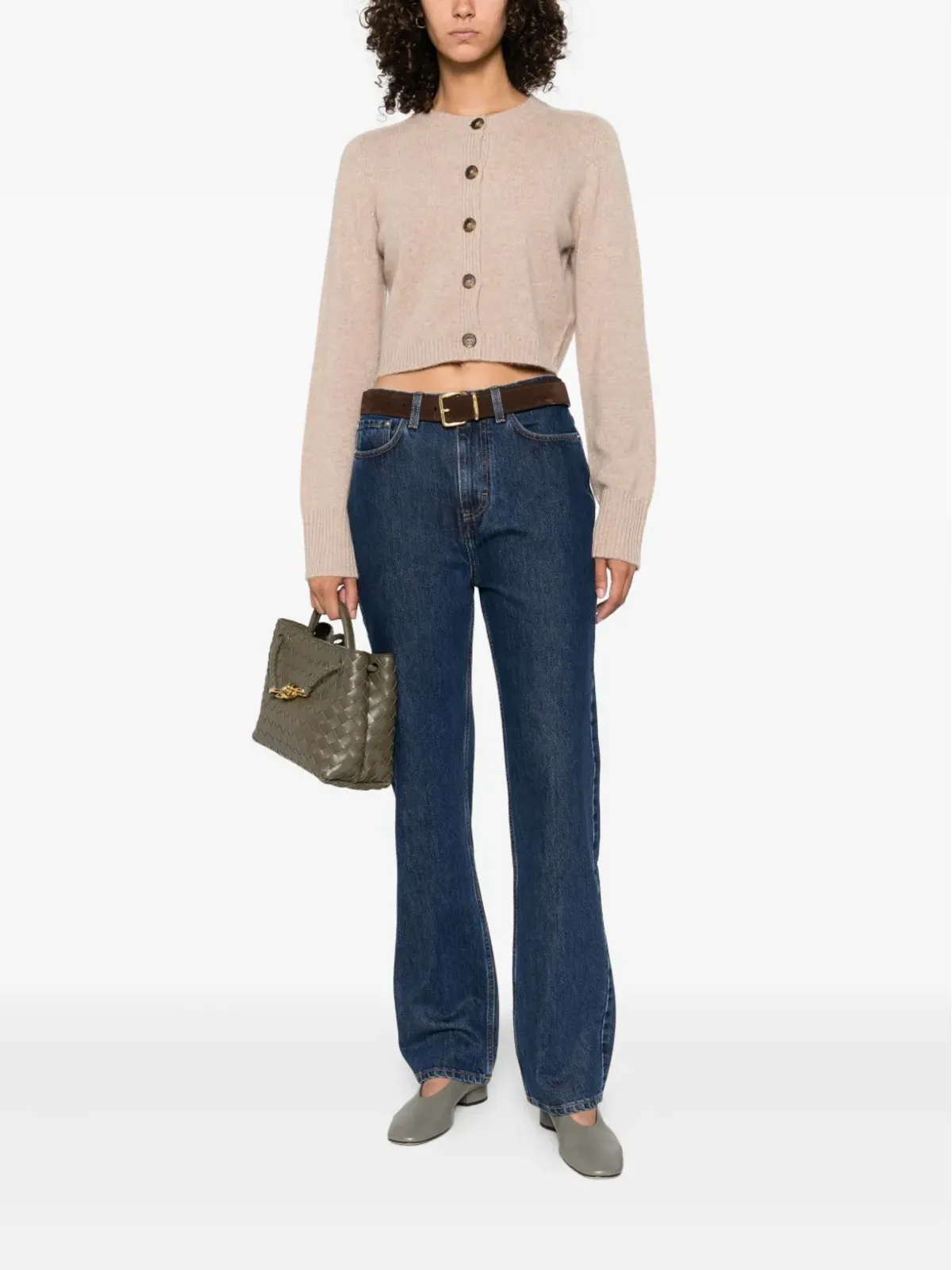LouLou de Saison Jude five-pocket jeans - Blue - 画像2