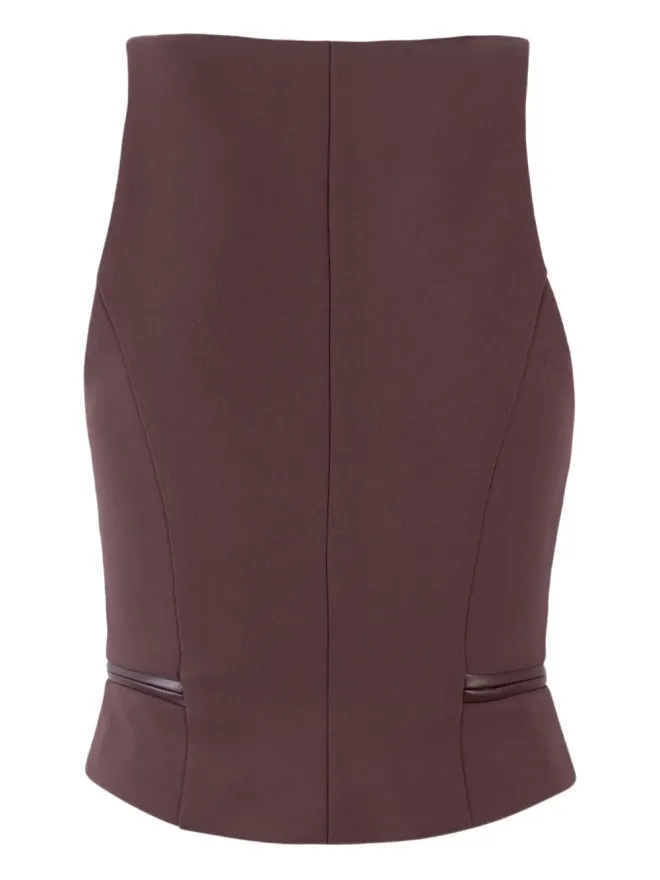 Elisabetta Franchi Elisabetta Franchi ジップアップ ノースリーブトップの商品画像