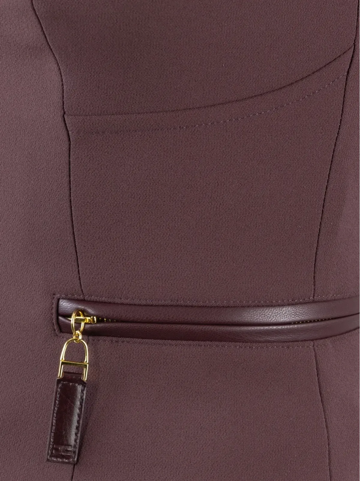Elisabetta Franchi ジップアップ ノースリーブトップ - 画像3