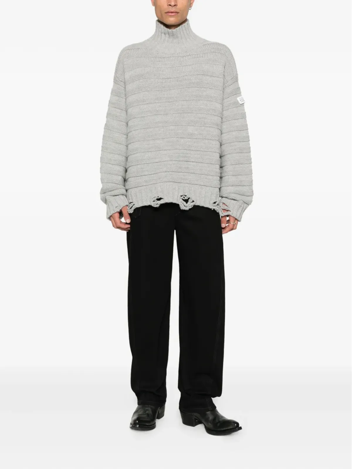 MM6 Maison Margiela タートルネック ニットセーター - 画像2
