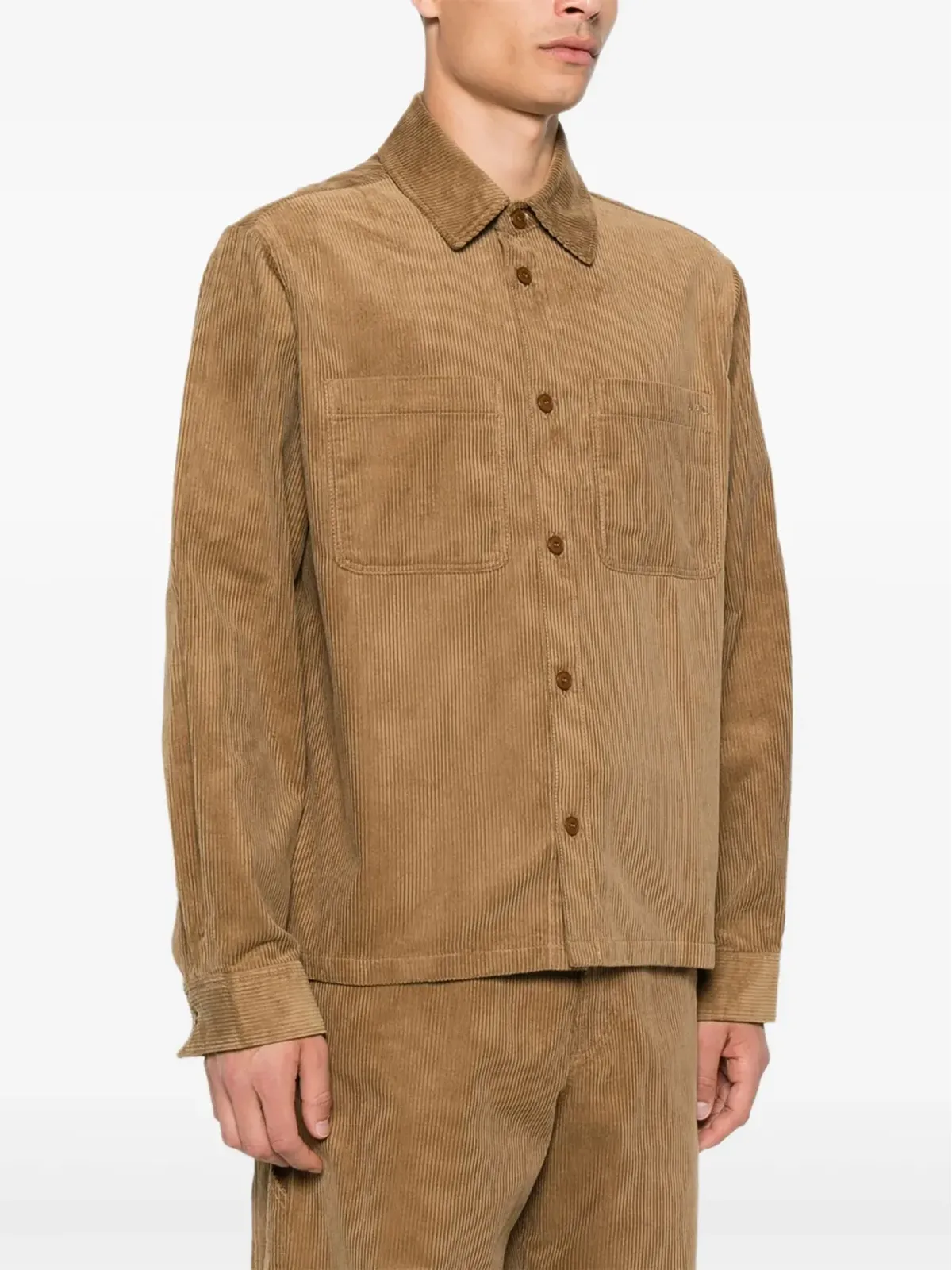 A.P.C. コーデュロイ シャツジャケット - 画像3
