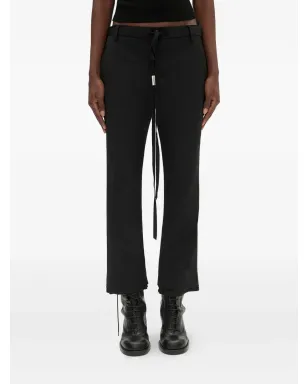 Ann Demeulemeester ドローストリング ウールパンツ - サムネイル1