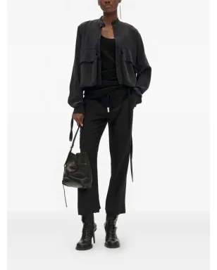 Ann Demeulemeester ドローストリング ウールパンツ - サムネイル2