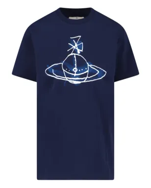 Vivienne Westwood orb sketch Tシャツ - サムネイル1