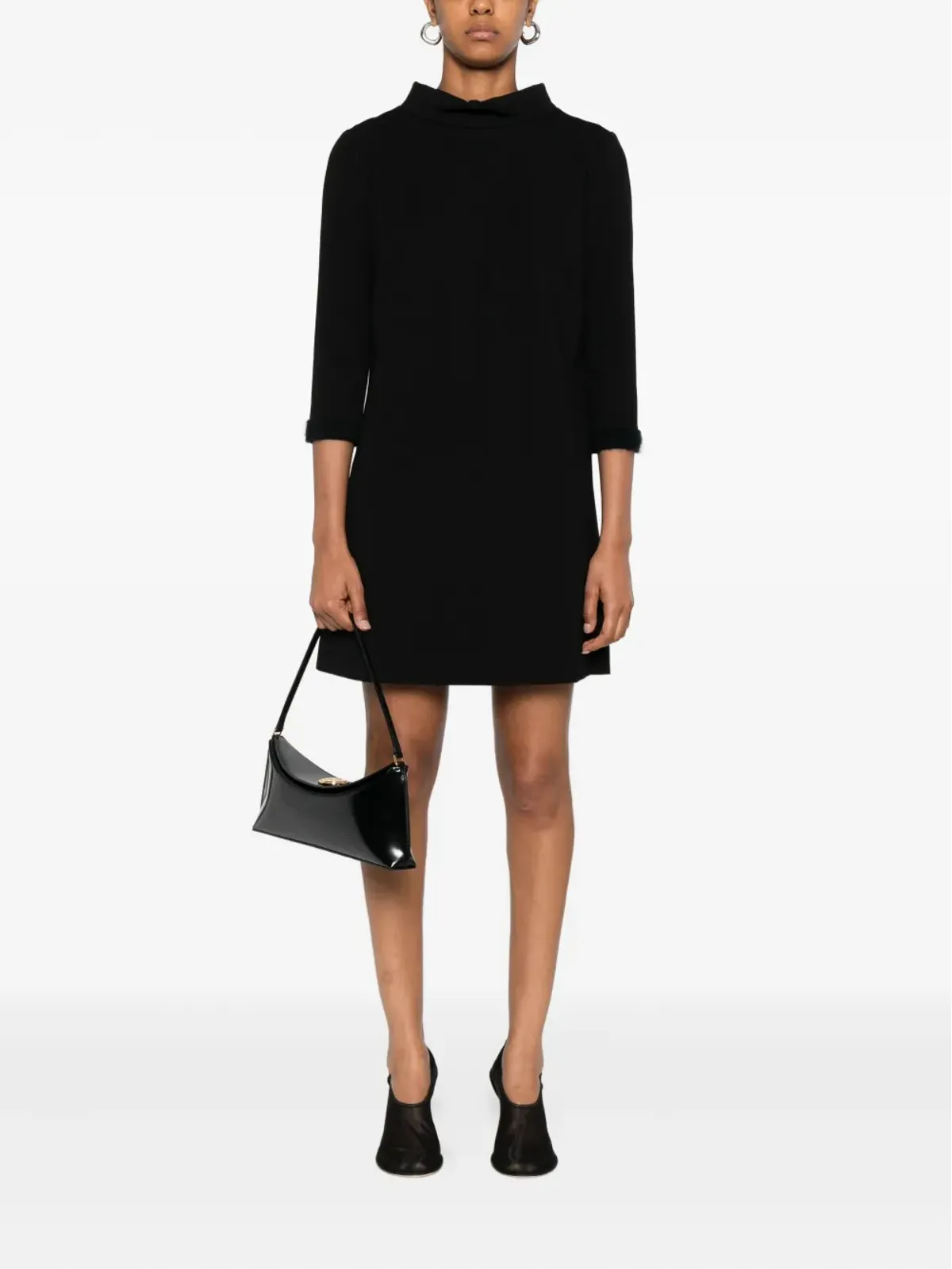 Dorothee Schumacher トリムディテール 隠しファスナー付き ミニドレス - 画像2