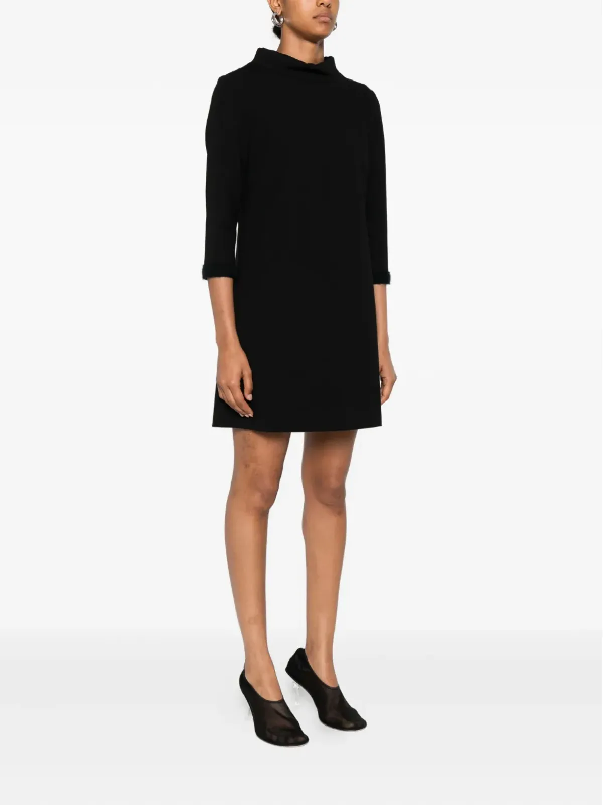 Dorothee Schumacher トリムディテール 隠しファスナー付き ミニドレス - 画像3