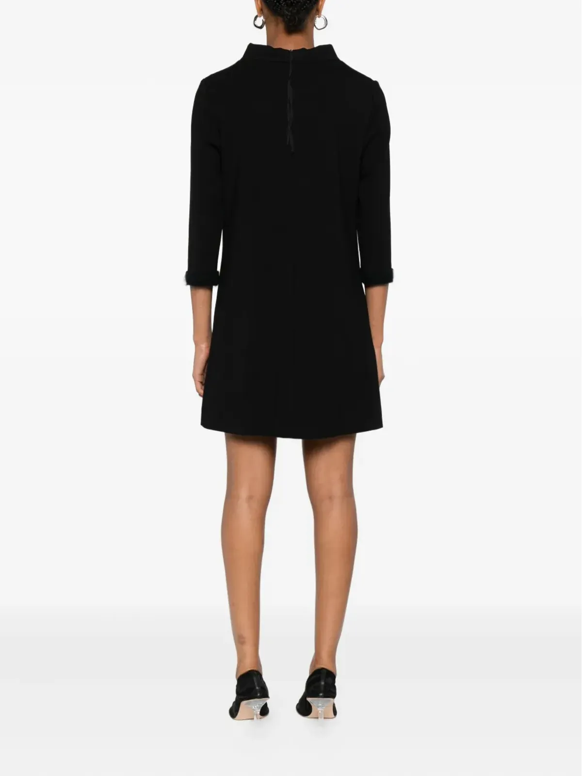 Dorothee Schumacher トリムディテール 隠しファスナー付き ミニドレス - 画像4