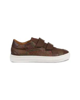 ETRO KIDS ペイズリージャカード スニーカー - サムネイル2
