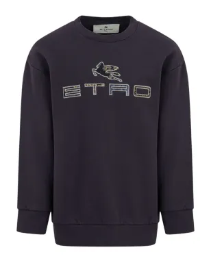 ETRO KIDS ペガサスロゴ スウェットシャツ - サムネイル1