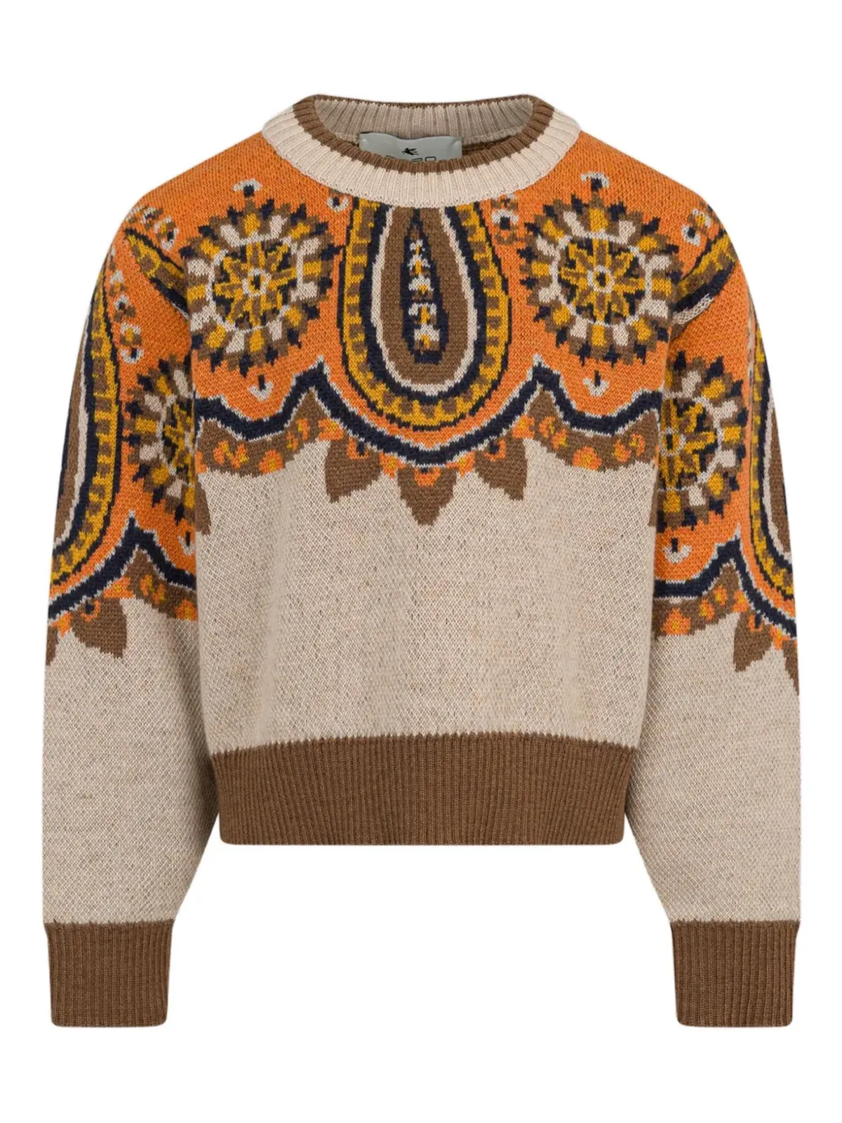 ETRO KIDS ペイズリーパターン ウールセーター - 画像1