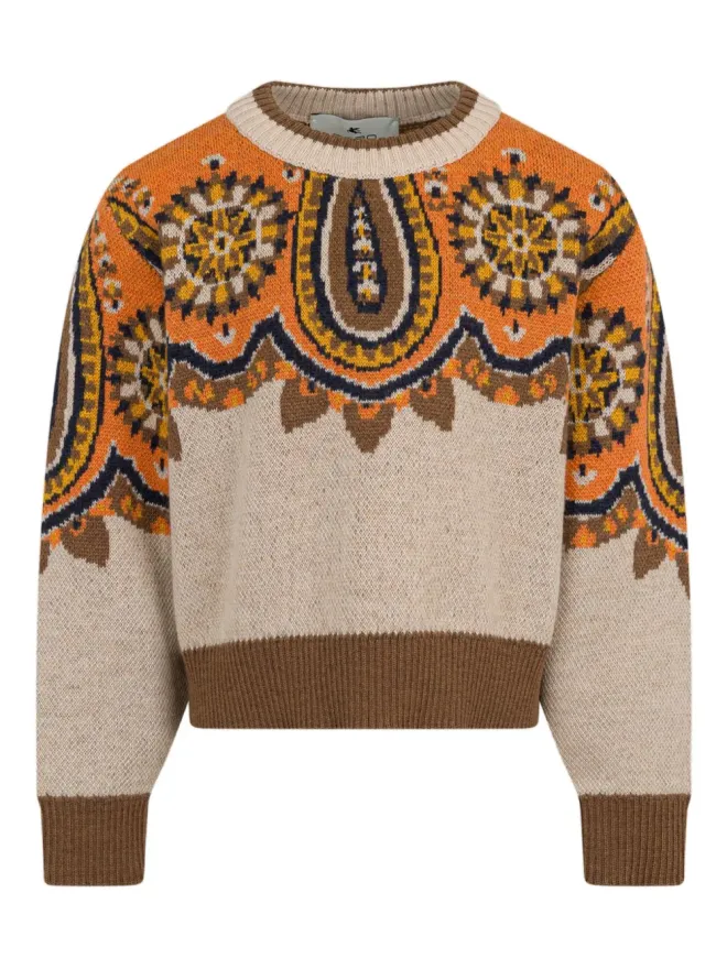 ETRO KIDS ETRO KIDS ペイズリーパターン ウールセーターの商品画像