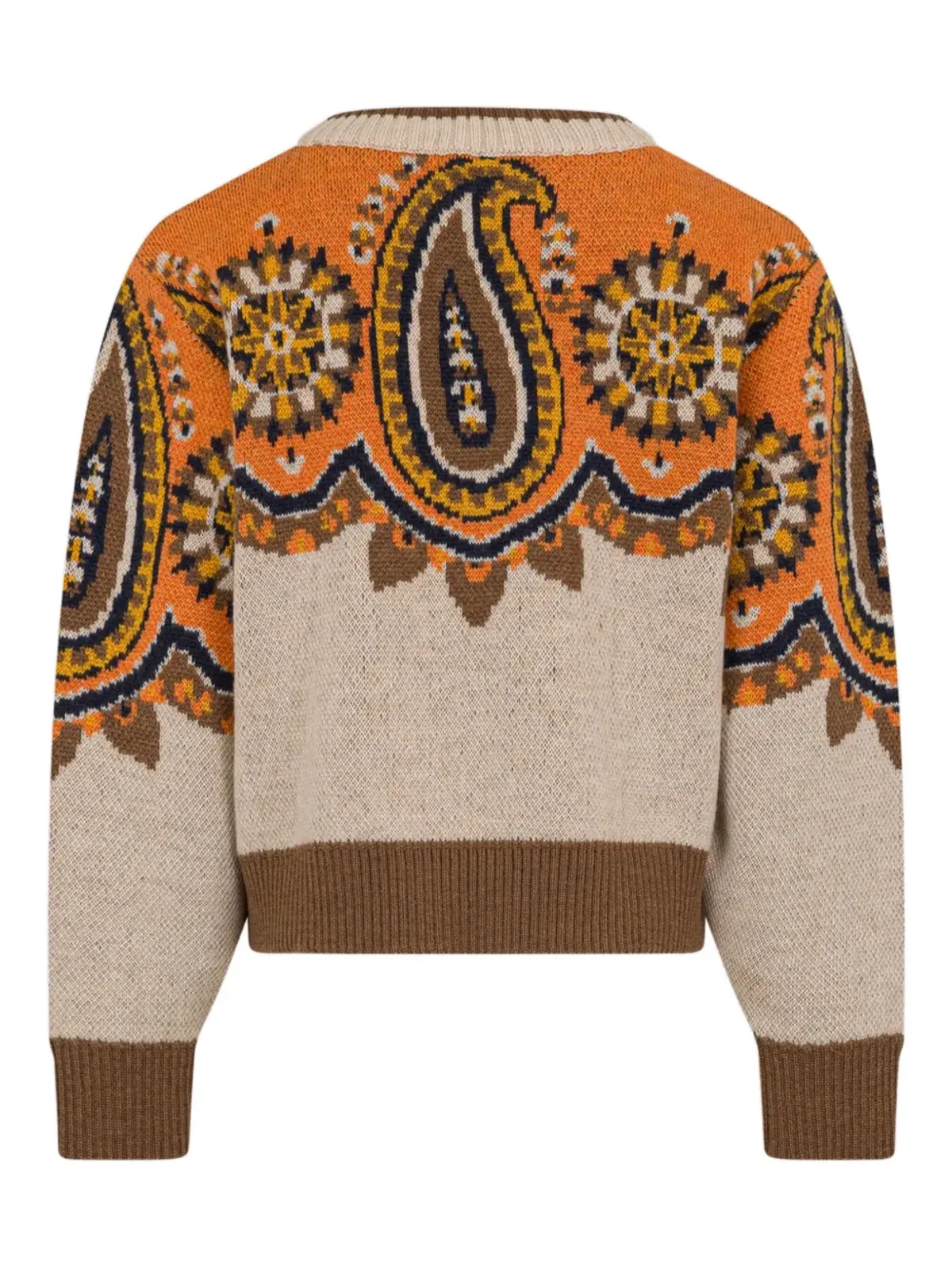 ETRO KIDS ペイズリーパターン ウールセーター - 画像2
