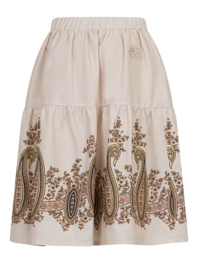 ETRO KIDS ETRO KIDS ペイズリーティアードスカートの商品画像