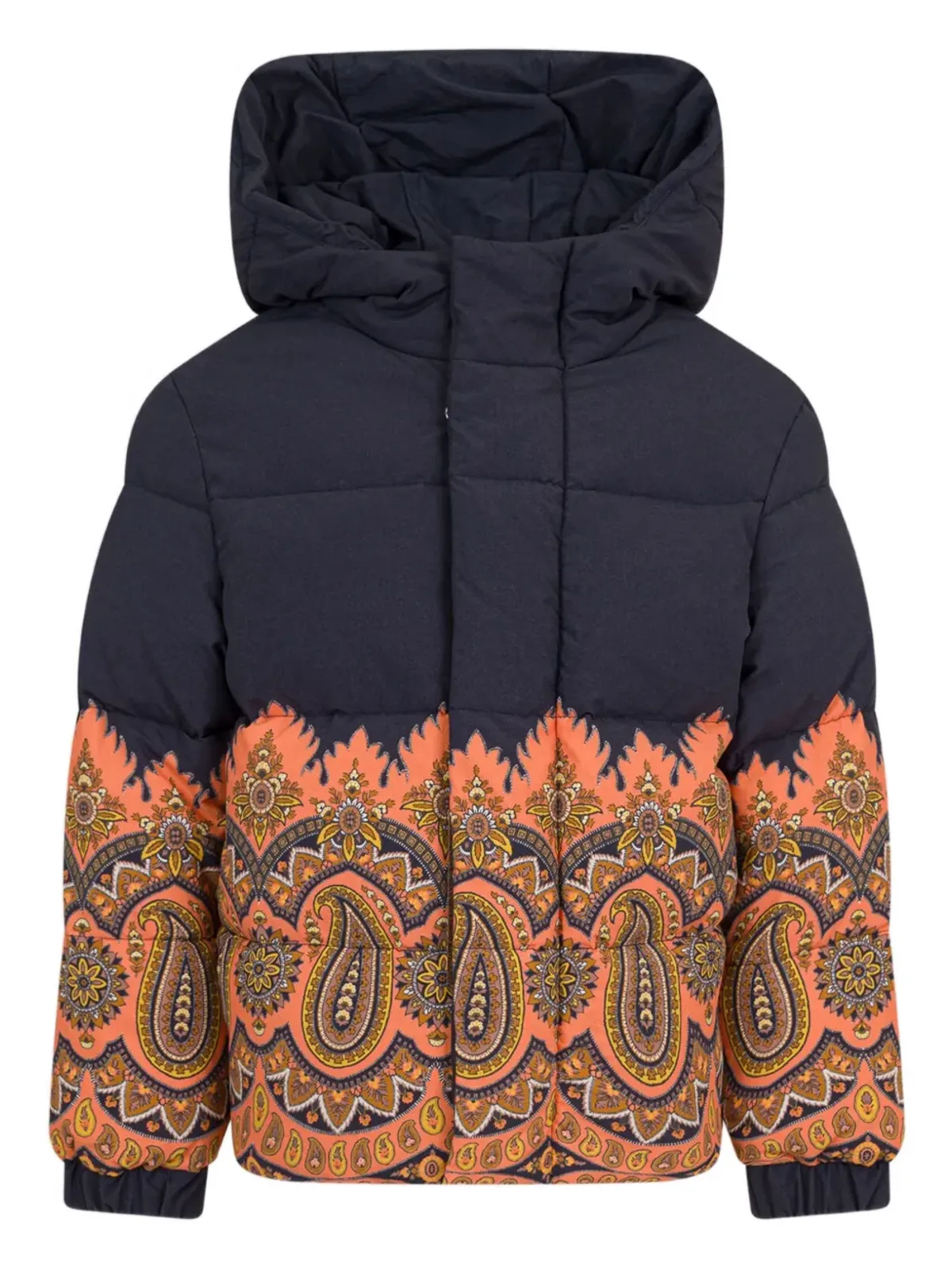 ETRO KIDS ペイズリープリント フード付きジャケット - 画像1