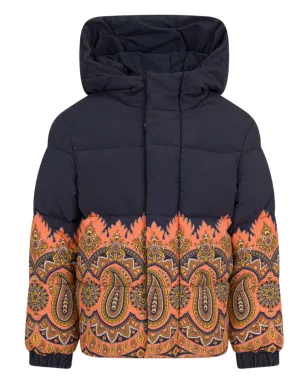 ETRO KIDS ペイズリープリント フード付きジャケット - サムネイル1