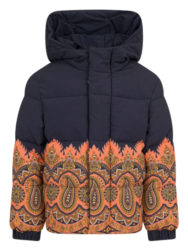 ETRO KIDS ETRO KIDS ペイズリープリント フード付きジャケットの商品画像