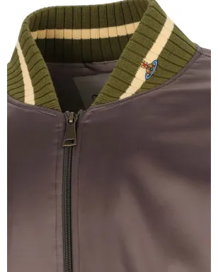 Vivienne Westwood ジップファスナー付きリブトリム ボンバージャケット - サムネイル4