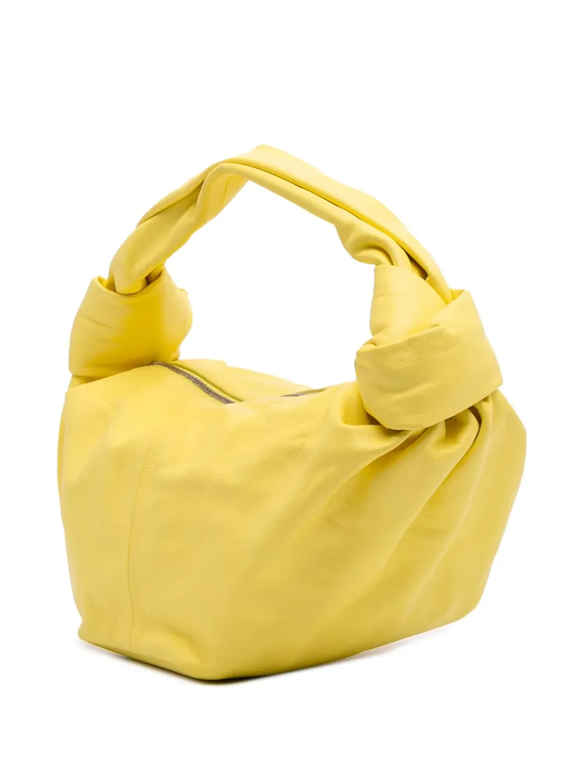 Bottega Veneta Pre-Owned ミニ カーフスキン ダブルノット ハンドバッグ - イエロー - 画像3
