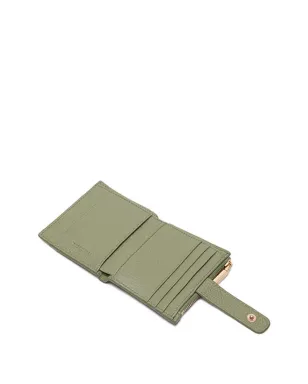 Coccinelle Metallic soft leather zip-fastening cardholder - Green - サムネイル2
