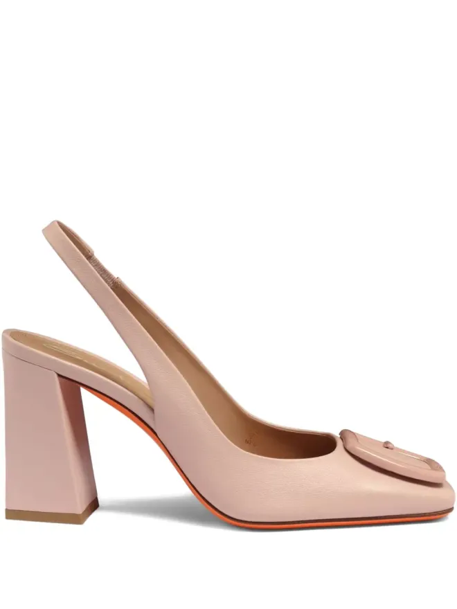 Santoni Santoni バックルディテール スリングバックパンプスの商品画像