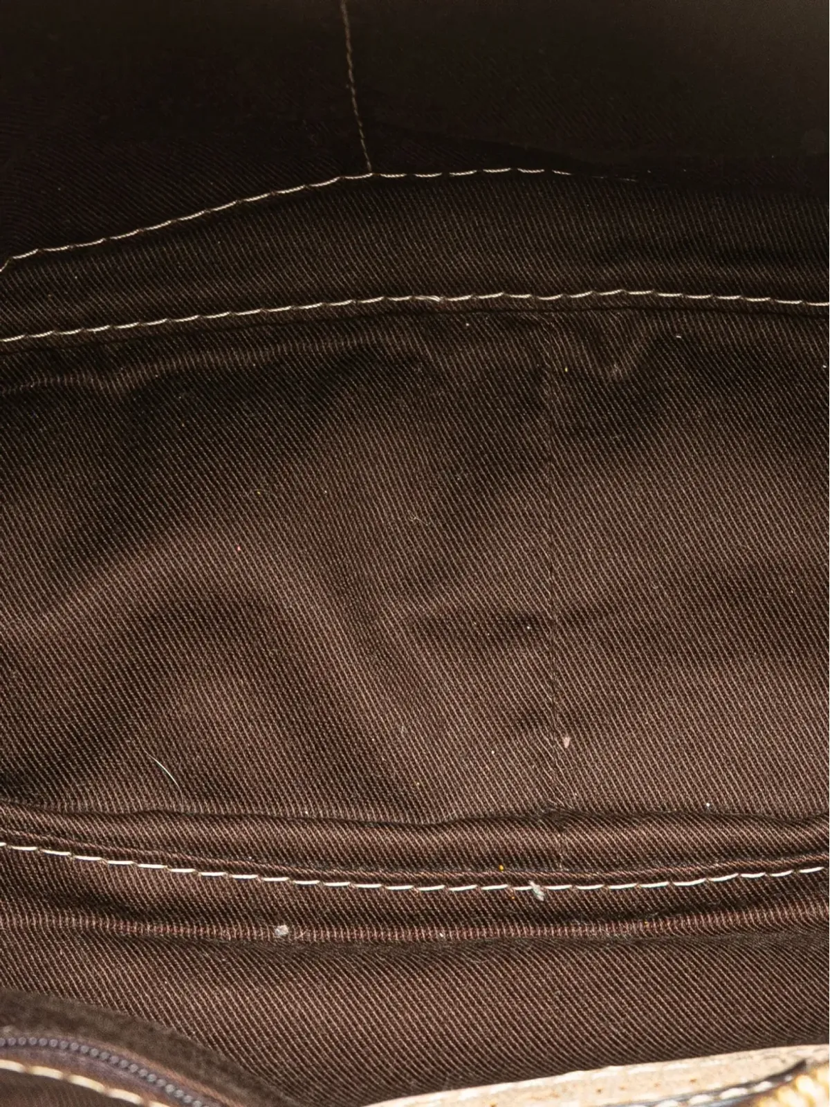 Loewe ビンテージ 2007 ミニアナグラム レザー タッセル ハンドバッグ ブラウン - 画像5
