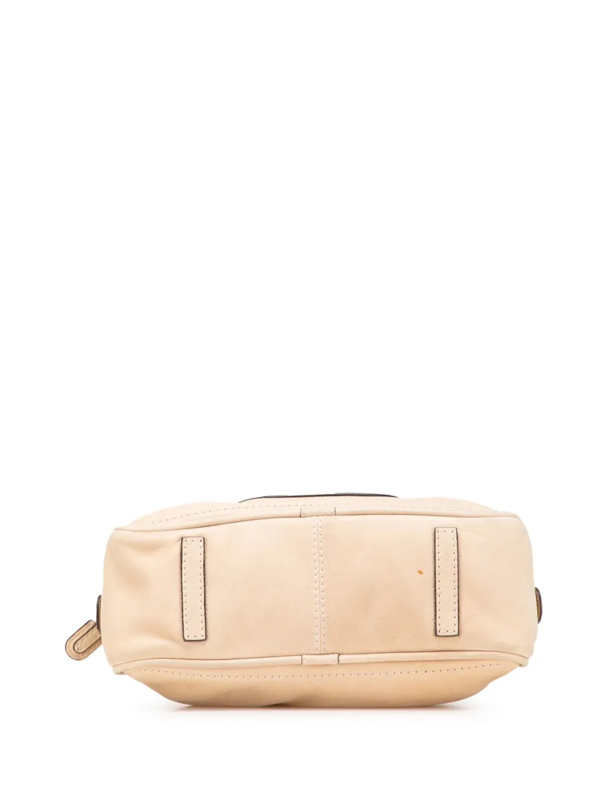 Loewe ビンテージ 2007 ミニアナグラム レザー タッセル ハンドバッグ ブラウン - 画像4