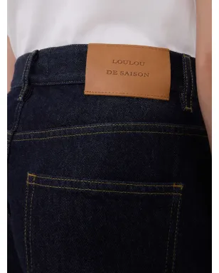LouLou de Saison サムール ファイブポケット ロゴパッチ ジーンズ - サムネイル4