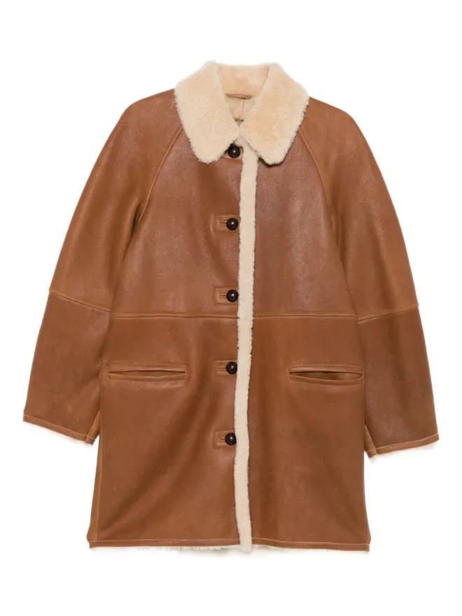Isabel Marant ISABEL MARANT シアーリング-トリム コートの商品画像