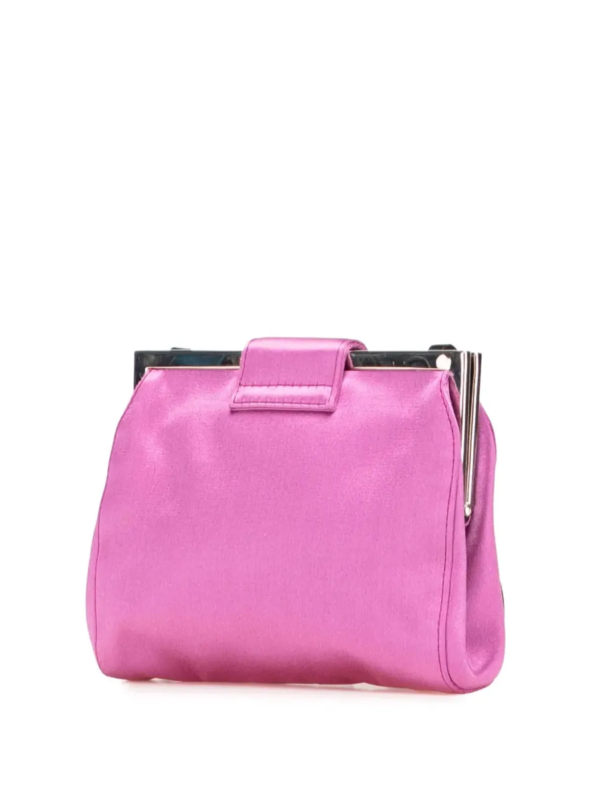 Miu Miu Pre-Owned サテンのクラッチ風ストラップ付きショルダーバッグ - 画像3