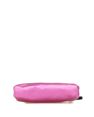 Miu Miu Pre-Owned サテンのクラッチ風ストラップ付きショルダーバッグ - サムネイル4
