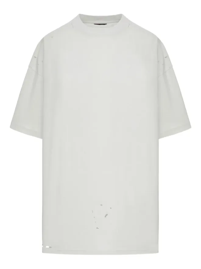 Balenciaga Balenciaga ダメージプリント コットンTシャツの商品画像