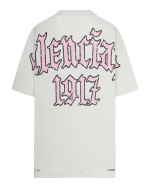 Balenciaga ダメージプリント コットンTシャツ - サムネイル2