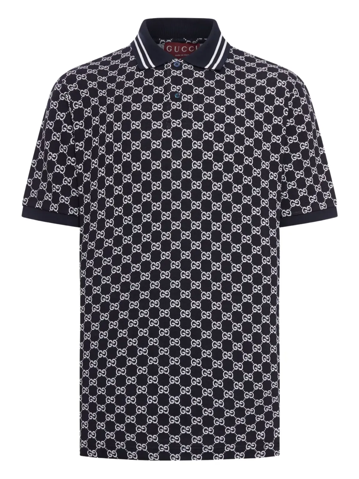 Gucci GGパターン コットン ポロシャツ - 画像1
