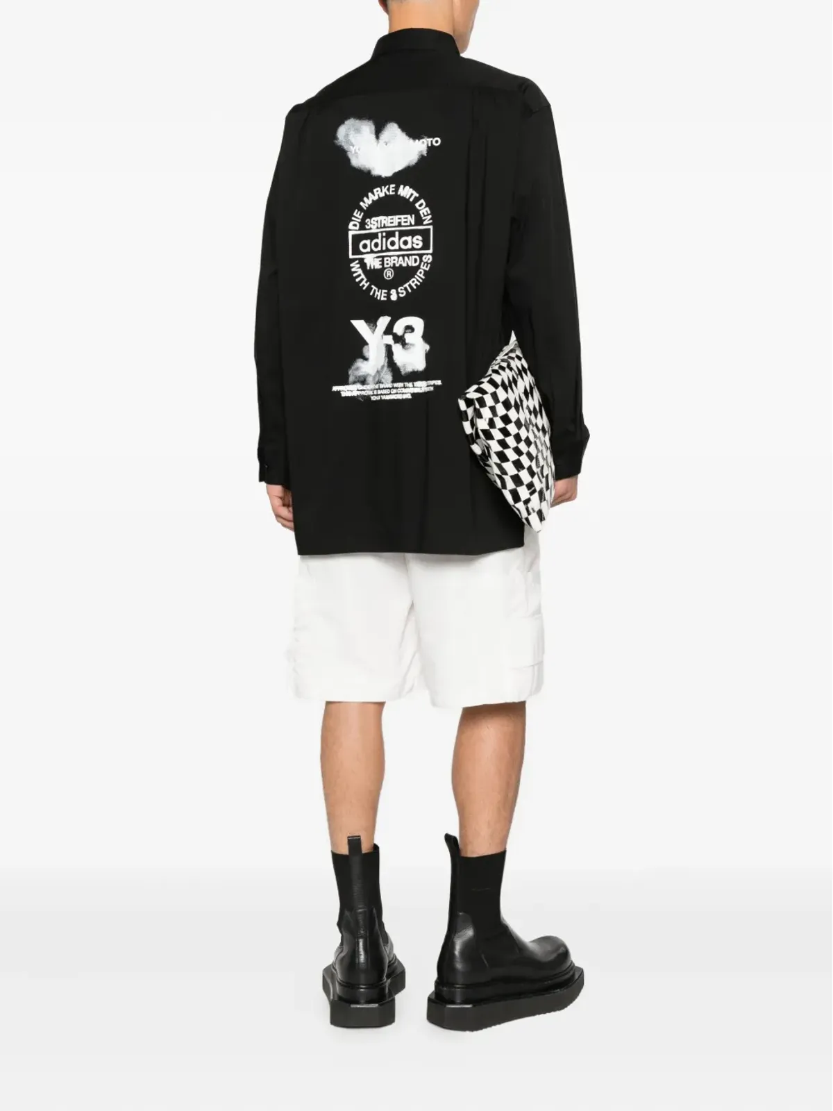 Y-3 ロングスリーブ ボタンアップ シャツ - 画像2