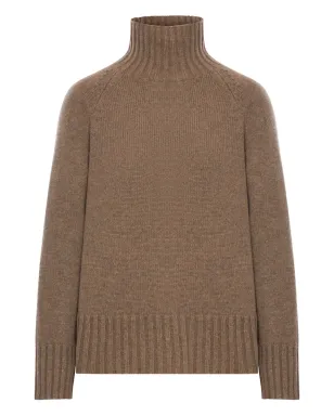 S Max Mara タートルネックリブ編みセーター - サムネイル1