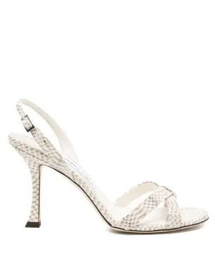 Jimmy Choo レザーサンダル - サムネイル1