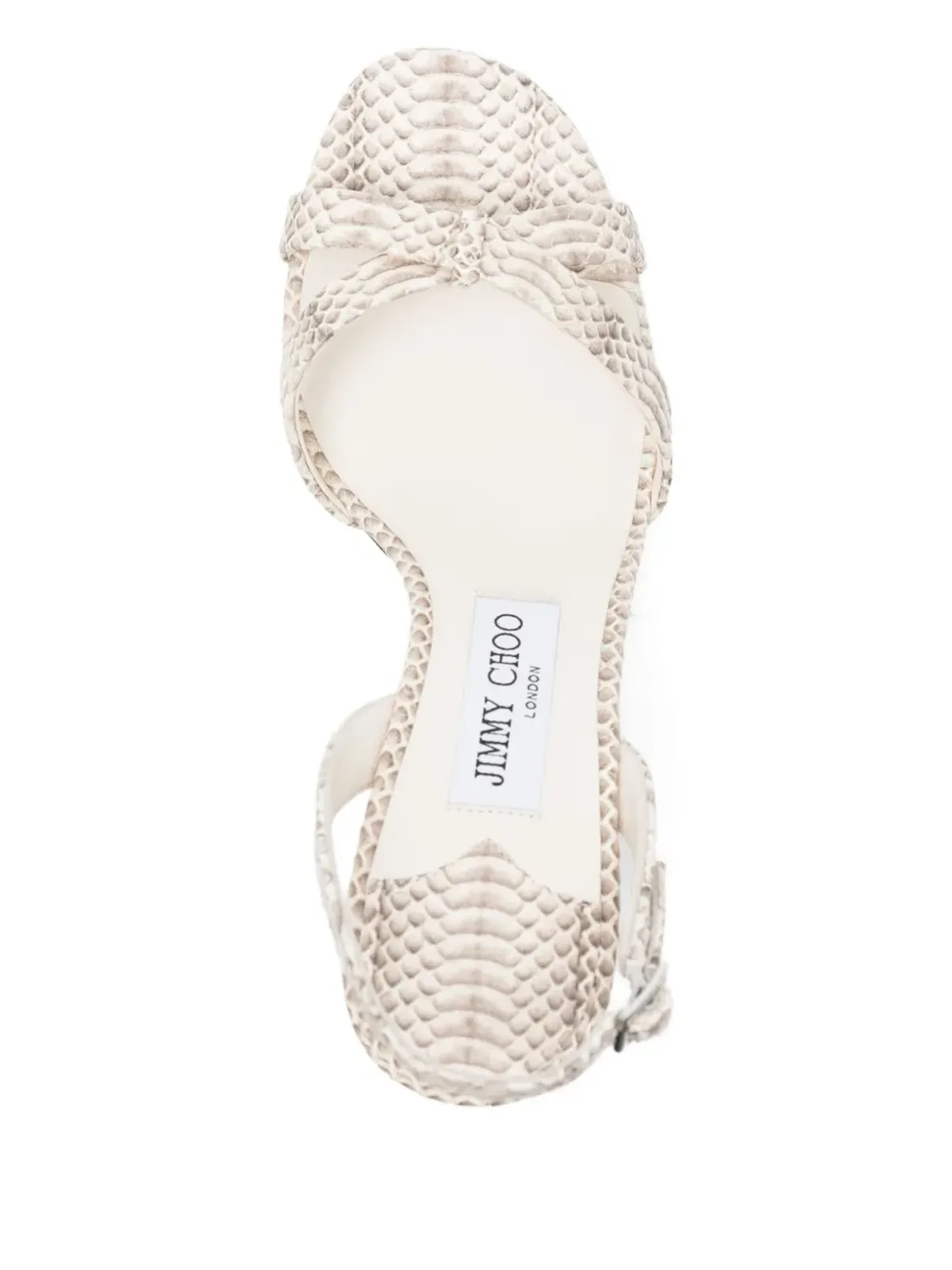 Jimmy Choo レザーサンダル - 画像4